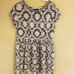 Black & White Damask Dress